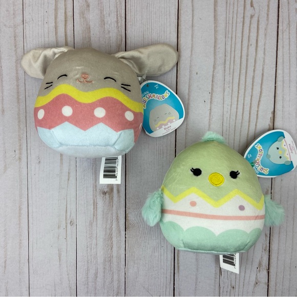 NWT Squishmallow Easter Blake and Justine Bundle - Picture 1 of 2
